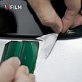 silver car wrap
